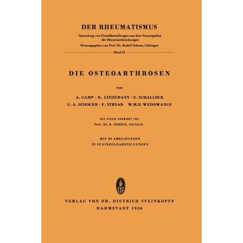 A. Gamp – Die Osteoarthrosen (Der Rheumatismus)