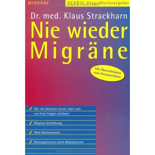 Klaus Strackharn – GEBRAUCHT Nie wieder Migräne – Preis vom 20.12.2023 05:52:08 h