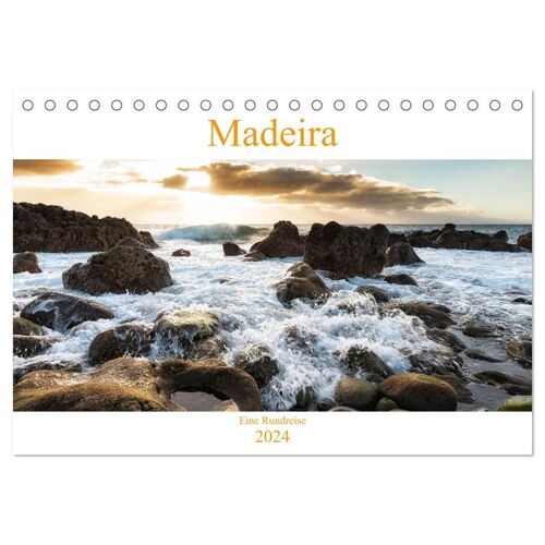 Calvendo Madeira – Eine Rundreise (Tischkalender 2024 Din A5 Quer) Calvendo Monatskalender