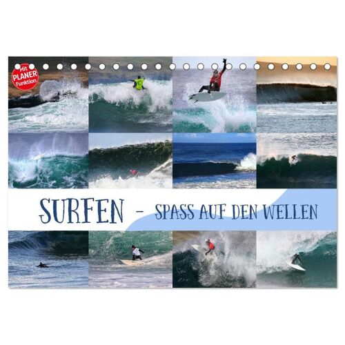 Calvendo Surfen – Spaß Auf Den Wellen (Tischkalender 2024 Din A5 Quer) Calvendo Monatskalender