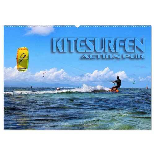 Calvendo Kitesurfen – Action Pur (Wandkalender 2024 Din A2 Quer) Calvendo Monatskalender