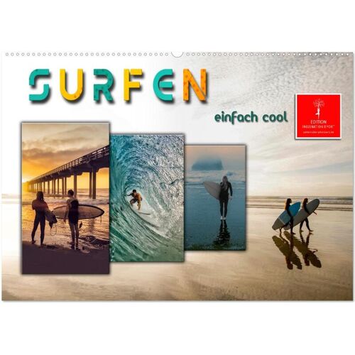 Calvendo Surfen – Einfach Cool (Wandkalender 2024 Din A2 Quer) Calvendo Monatskalender