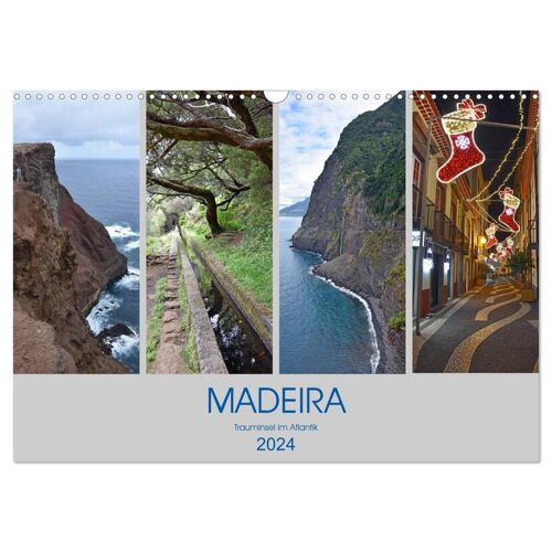 Calvendo Madeira Trauminsel Im Atlantik (Wandkalender 2024 Din A3 Quer) Calvendo Monatskalender