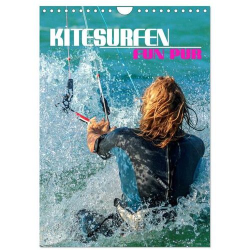 Calvendo Kitesurfen – Fun Pur (Wandkalender 2024 Din A4 Hoch) Calvendo Monatskalender