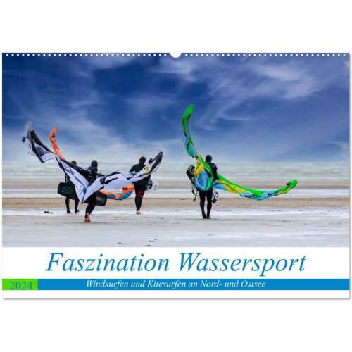 Calvendo Faszination Wassersport – Windsurfen Und Kitesurfen An Nord- Und Ostsee (Wandkalender 2024 Din A2 Quer) Calvendo Monatskalender