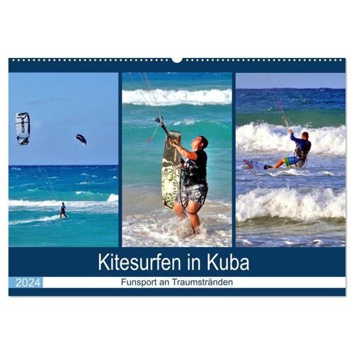 Calvendo Kitesurfen In Kuba – Funsport An Traumstränden (Wandkalender 2024 Din A2 Quer) Calvendo Monatskalender