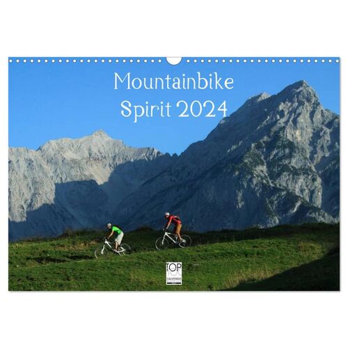 Mountainbike Spirit 2024 (Wandkalender 2024 Din A3 Quer) Calvendo Monatskalender