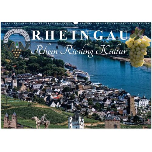 Calvendo Verlag Rheingau – Rhein Riesling Kultur (Wandkalender 2024 Din A2 Quer) Calvendo Monatskalender