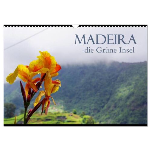 Calvendo Verlag Madeira Die Grüne Insel (Wandkalender 2024 Din A3 Quer) Calvendo Monatskalender