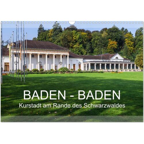 Baden-Baden Kurstadt Am Rande Des Schwarzwaldes (Wandkalender 2025 Din A3 Quer) Calvendo Monatskalender