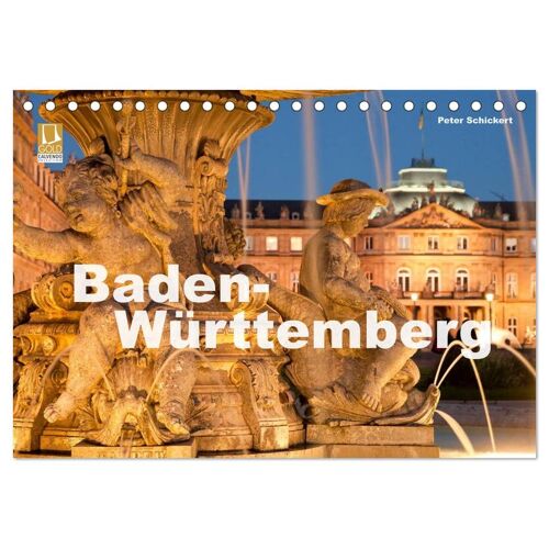 Baden-Württemberg (Tischkalender 2025 Din A5 Quer) Calvendo Monatskalender