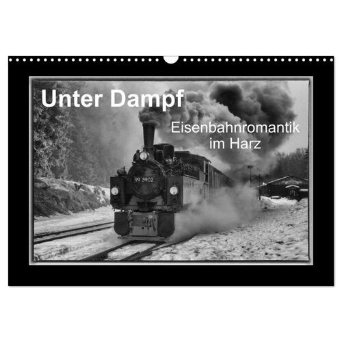 Unter Dampf - Eisenbahnromantik Im Harz (Wandkalender 2025 Din A3 Quer) Calvendo Monatskalender
