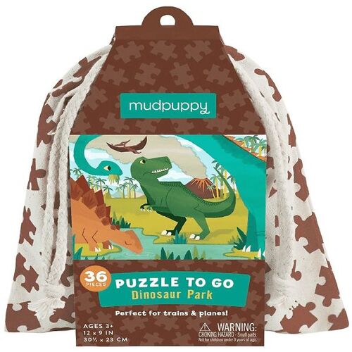 Mudpuppy Puzzlespiel - To Go - 36 Teile - Dinosaur - Mudpuppy - One Size - Puzzlespiele