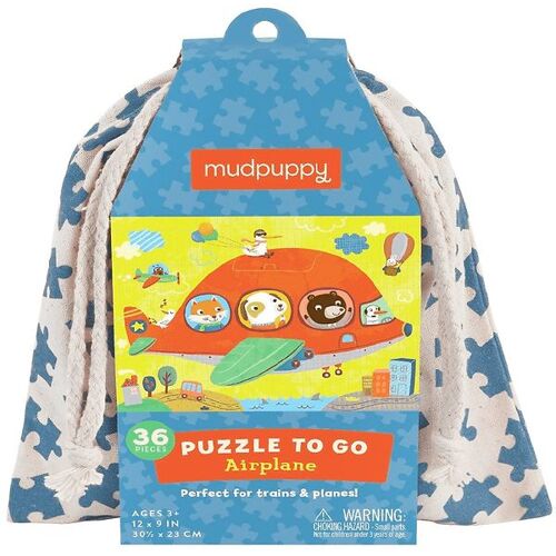 Mudpuppy Puzzlespiel - To Go - 36 Teile - Flug - Mudpuppy - One Size - Puzzlespiele