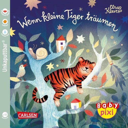 Carlsen Verlag GmbH Baby Pixi (unkaputtbar) 94: VE 5 Wenn kleine Tiger träumen (5 Exemplare)