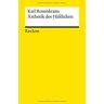 Karl Rosenkranz - GEBRAUCHT Ästhetik des Häßlichen - Preis vom h