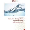 Rachid Benrazouk - Résolution des équations de Navier Stokes bidimensionnelle