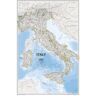 NATL GEOGRAPHIC MAPS National Geographic Italy Wall Map - Classic (23.25 X 34.25 In)