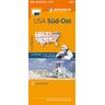 Michelin Usa Süd-Ost. Straßen- Und Tourismuskarte 1:2.400.000