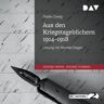 Der Audio Verlag Aus Den Kriegstagebüchern 1914-1918