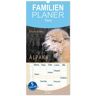 Familienplaner 2024 - Alpaka Gesichter Mit 5 Spalten (Wandkalender 21 X 45 Cm) Calvendo