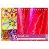 Knallbunt - Ein Potpourri Der Farben (Tischkalender 2024 Din A5 Quer) Calvendo Monatskalender
