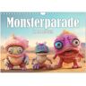 Calvendo Verlag Monsterparade Im Anmarsch (Wandkalender 2024 Din A4 Quer) Calvendo Monatskalender