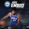 TURNER SPORTS Philadelphia 76ers Joel Embiid 2024 12x12 Player Wall Calendar