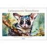 Liebenswerte Beuteltiere (Wandkalender 2025 Din A4 Quer) Calvendo Monatskalender