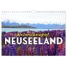 Naturschauspiel Neuseeland (Wandkalender 2025 Din A4 Quer) Calvendo Monatskalender