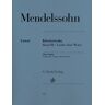 Henle Verlag Mendelssohn Lieder ohne Worte