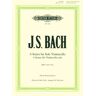 Edition Peters Bach Suiten Viola BWV1007-1012