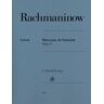 Henle Verlag Rachmaninow Morceaux opus 3