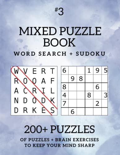 Barb Drozdowich - Mixed Puzzle Book #3: Word Search & Sudoku (Mixed Puzzle Books, Band 3)