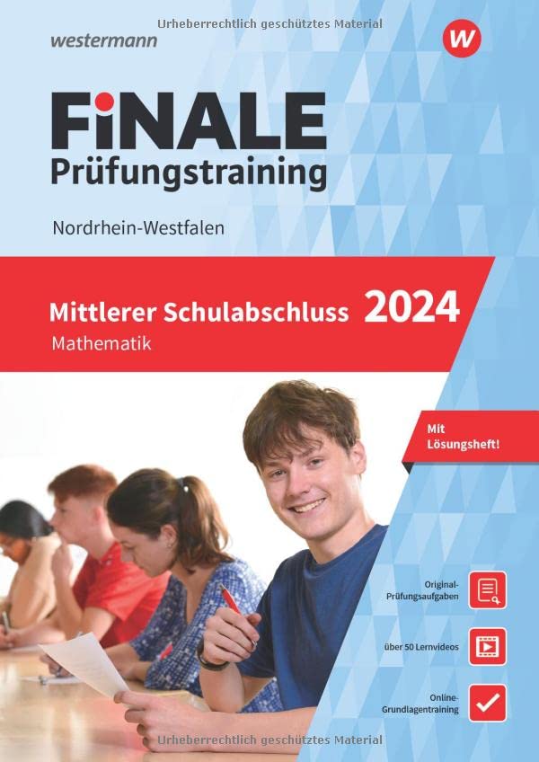 Martina Lenze - GEBRAUCHT FiNALE - Prüfungstraining Mittlerer Schulabschluss Nordrhein-Westfalen: Mathematik 2024 Arbeitsbuch mit Lösungsheft und Lernvideos - Preis vom 06.06.2024 04:56:56 h