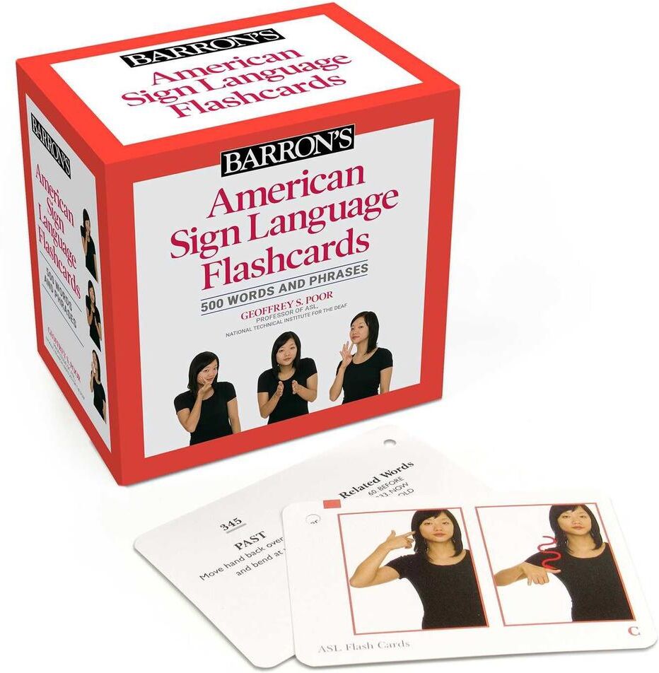 Barrons Educational Services American Sign Language Flashcards: 500 Words And Phrases Second Edition