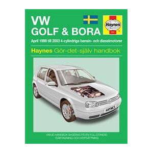 VW Golf IV and Bora (1998 - 2003) Haynes Repair Manual (svenske utgava)