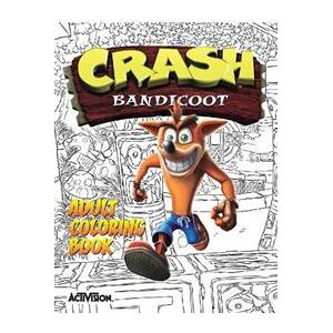 Crash Bandicoot Adult Coloring Book