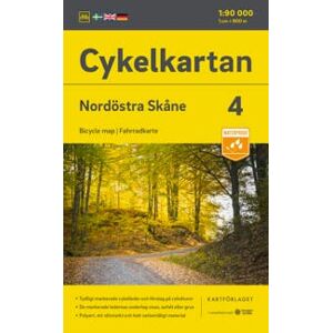Cykelkartan Blad 4 Nordöstra Skåne 2023-2025