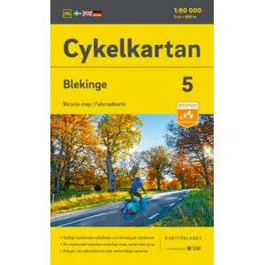 Cykelkartan Blad 5 Blekinge 2023-2025