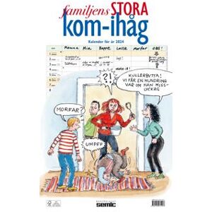 Familjens STORA kom-ihåg-kalender 2024