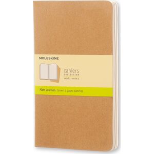 Moleskine Cahier Notesbog   L   Blan.   Kraft