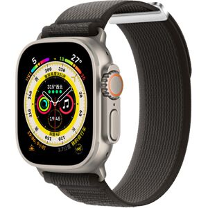 Apple Sort parret med grå 38/40/41 mm, velegnet til iwatch S9/Ultra2