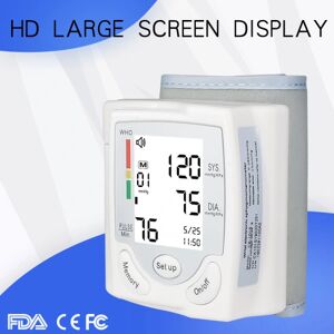 XYLS Bærbart automatisk blodtryksmåler medicinsk digitalt LCD-display W
