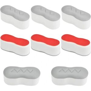 XYLS Toiletsæde Bumper Kit, 8 stk Universal Toiletsæde Buffer Caps Re