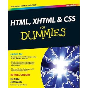 Ed Tittel Html, Xhtml And Css For Dummies, 7e