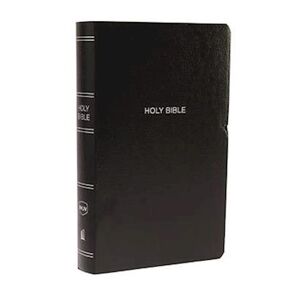 Thomas Nelson Nkjv, Gift And Award Bible, Leather-Look, Black, Red Letter, Comfort Print