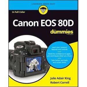 Julie Adair King Canon Eos 80d For Dummies