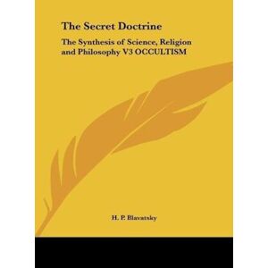 H. P. Blavatsky The Secret Doctrine