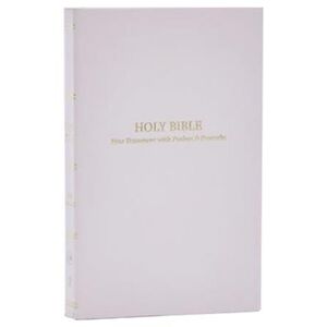 Thomas Nelson Kjv, Pocket New Testament With Psalms And   Proverbs, Softcover, White, Red Letter, Comfort Print